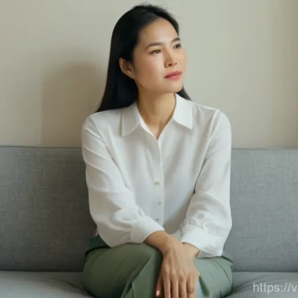 간질환 전문 병원 추천 - **Prompt:** A Vietnamese woman in her late 30s, with a thoughtful and slightly weary expression, gen...