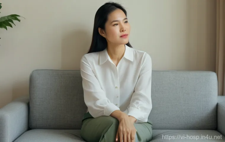 간질환 전문 병원 추천 - **Prompt:** A Vietnamese woman in her late 30s, with a thoughtful and slightly weary expression, gen...