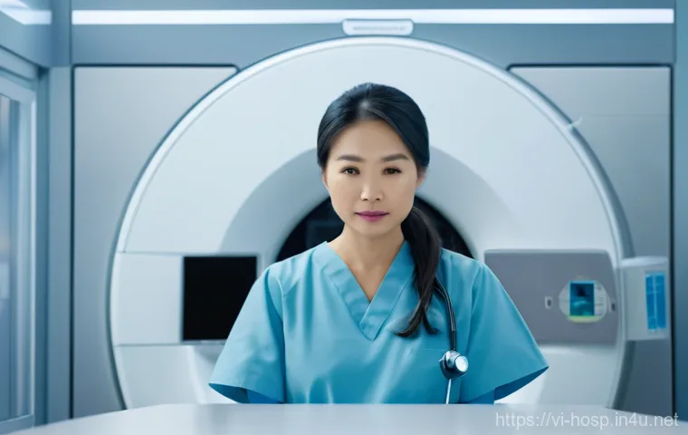 암 진단을 위한 PET CT 검사 - Image Prompt 1: The PET-CT Scan Experience**